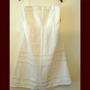 Old Navy Strapless Linen Dress